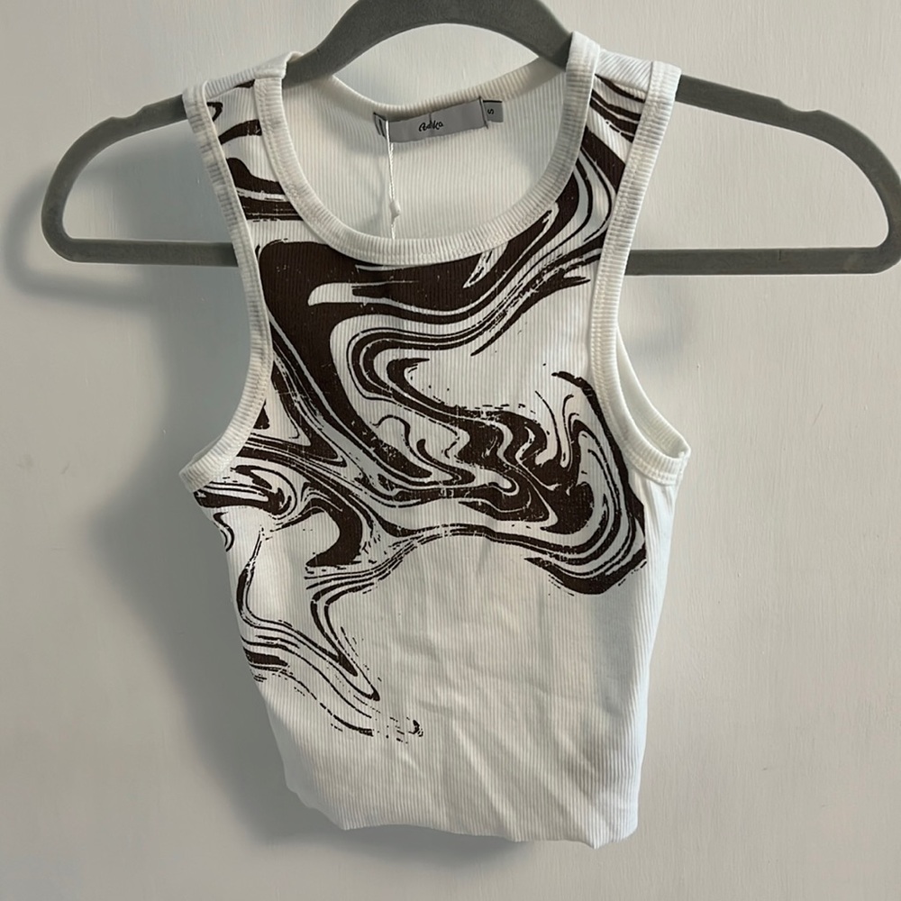Adika Swirl Cropped Cami Top